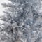 4ft. Pre-Lit Silver Tinsel Artificial Christmas Tree, Cool White Lights
